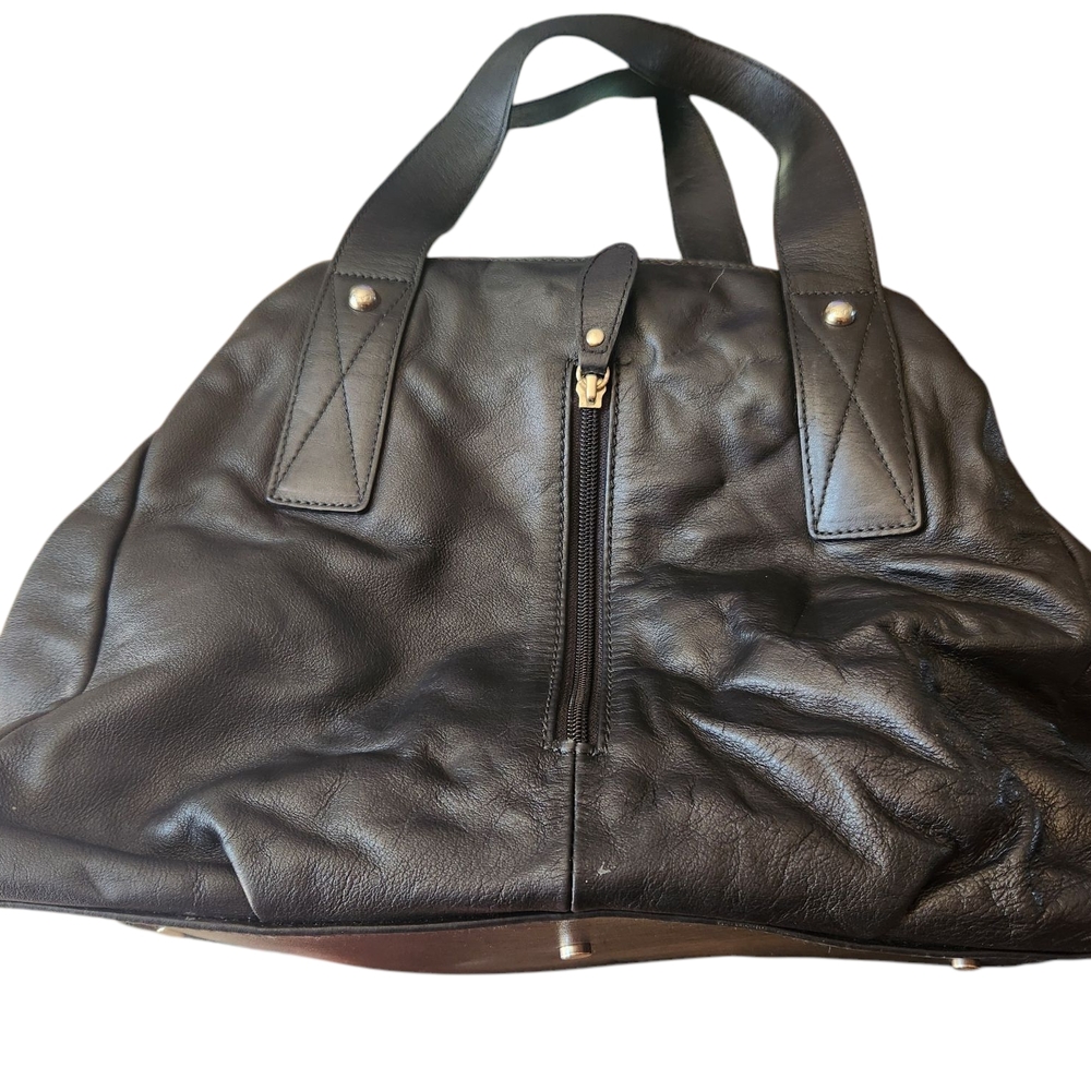 Black Leather Men's Bag